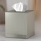 Tissue Box | Stainless Steel Square Facial Tissue Box Cover Holder | Brushed Pewter